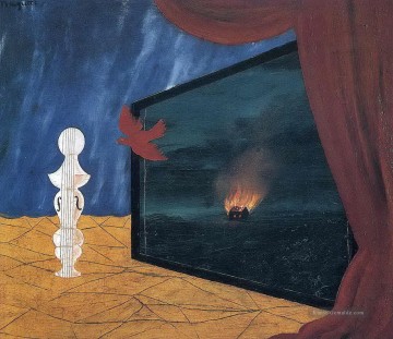 nocturne 1925 surrealistische Ölgemälde